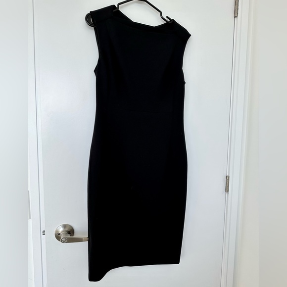 Calvin Klein black midi dress size 6 - Picture 1 of 4